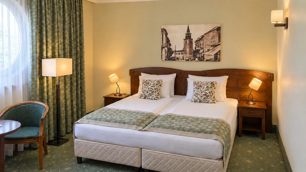 DOPPELZIMMER FLEX MIT BALKON im Hotel RETRO, Haskovo