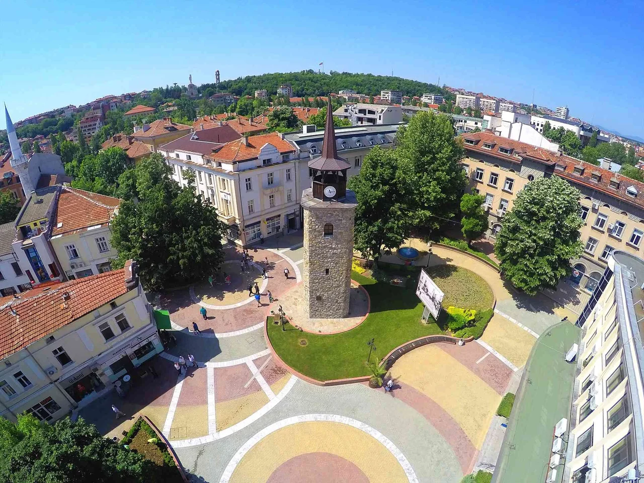 Plimbare prin centrul Haskovo