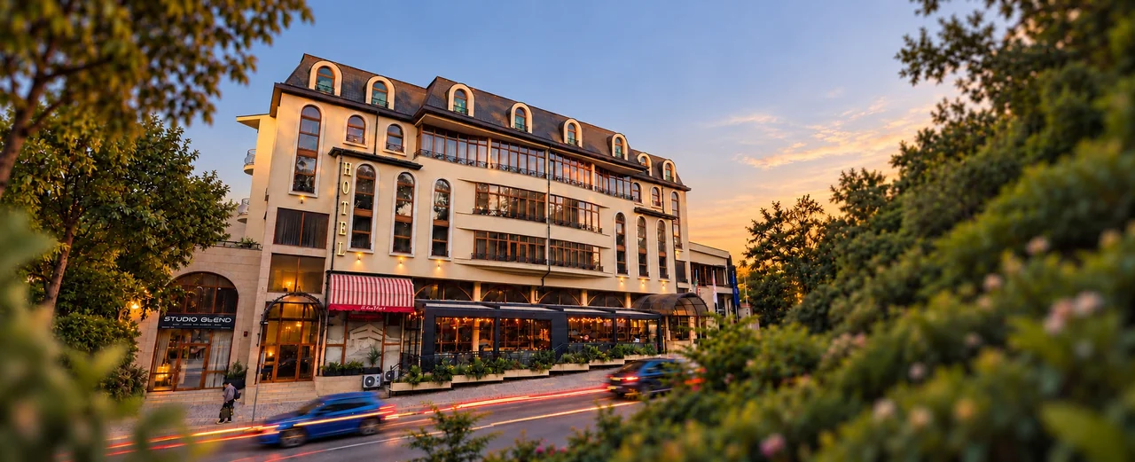 Hotel Retro in Haskovo – Außenansicht