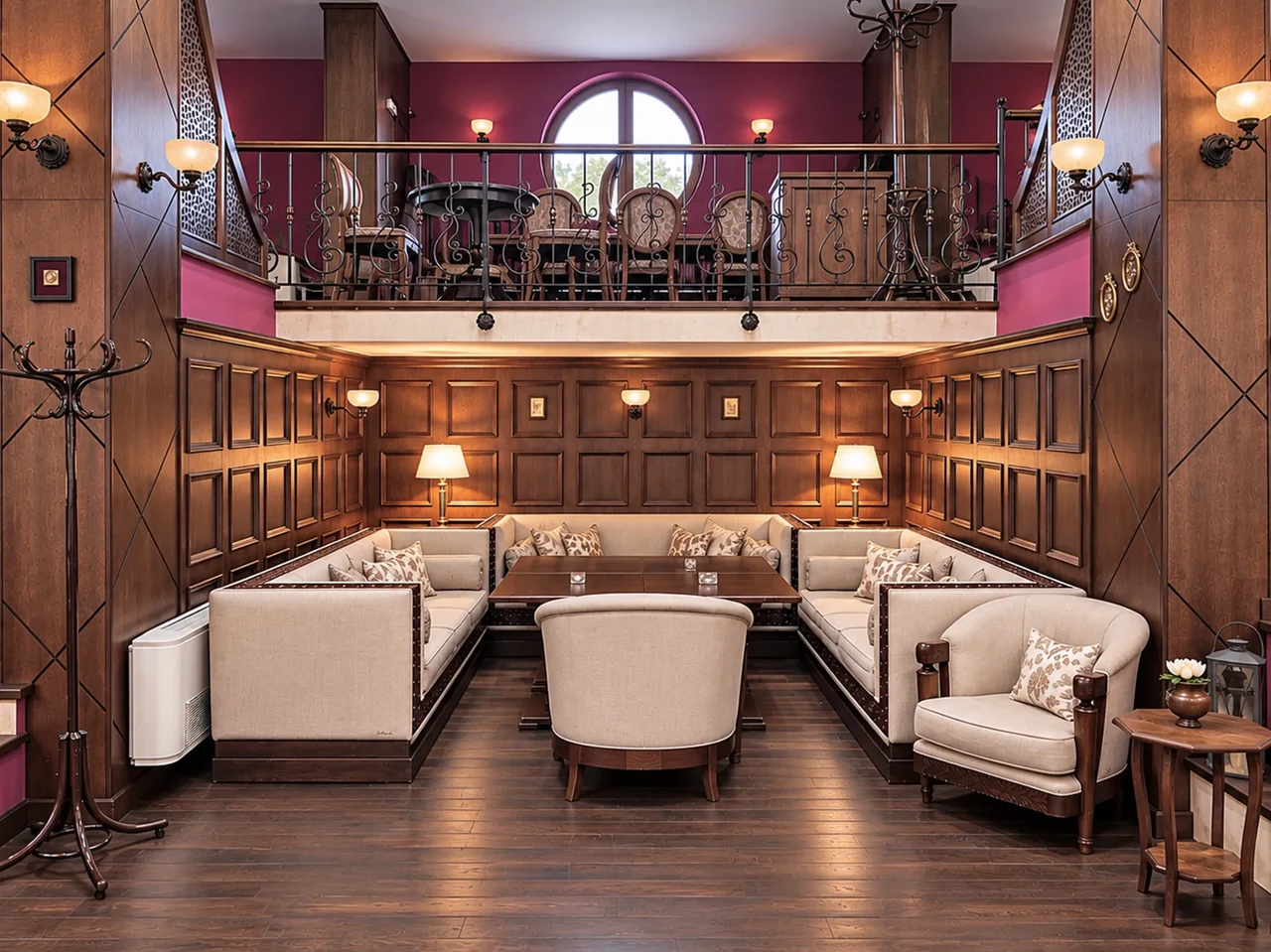Hotel Retro lobi bar iç mekânı