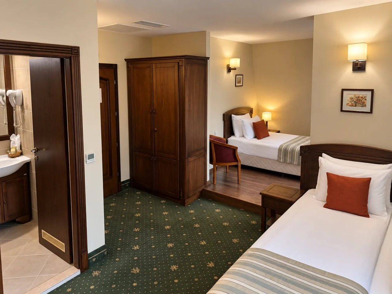 ZWEIBETTZIMMER TWIN ECONOMY im Hotel RETRO, Haskovo